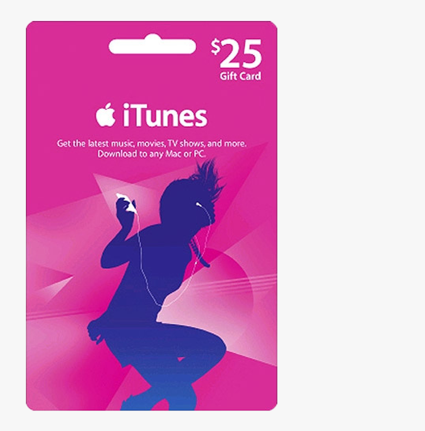 Transparent Itunes Gift Card Png - Itunes Gift Card Pink, Png Download, Free Download