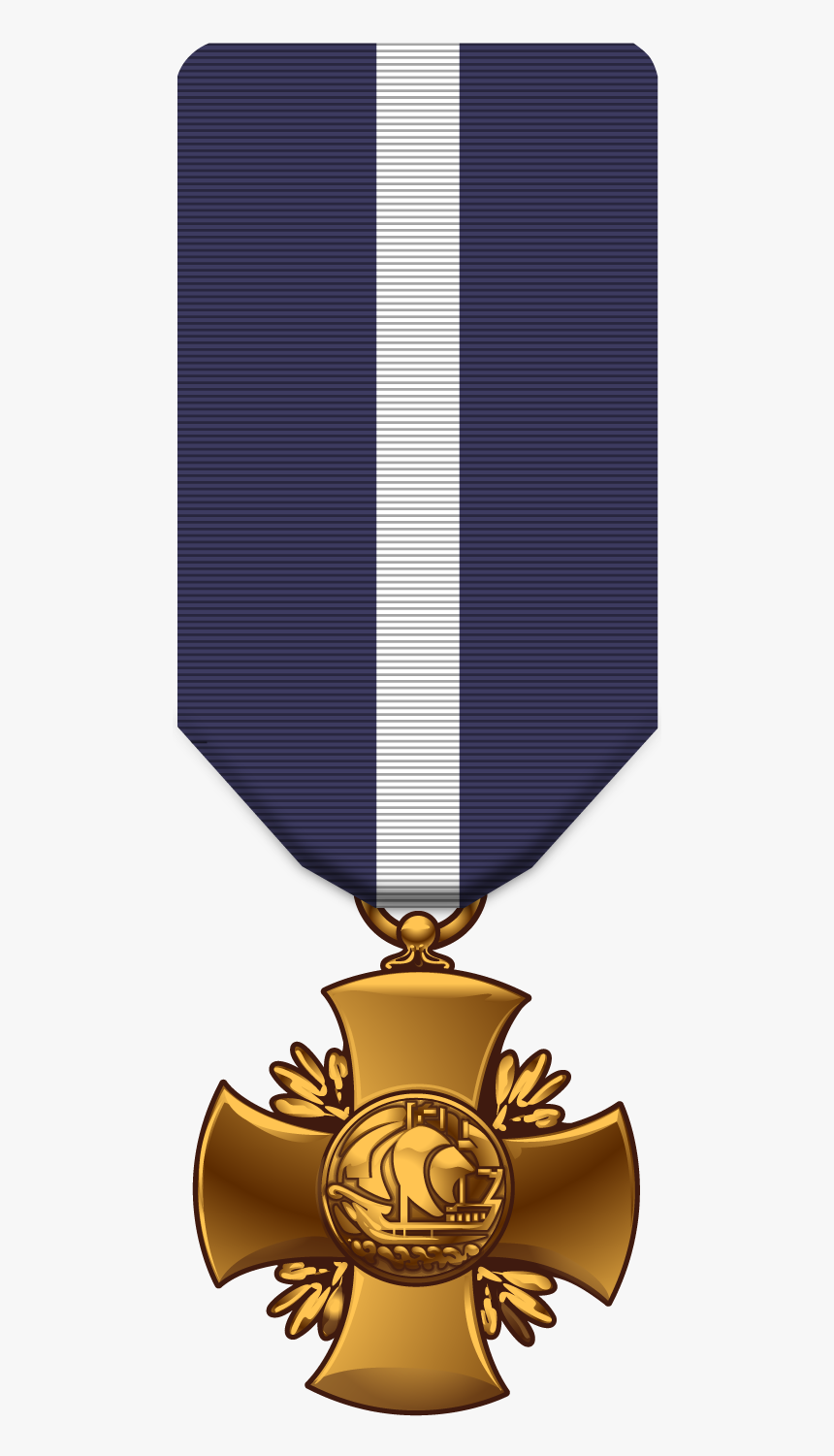 Marine Corps Medals Navy - Navy Cross Medal Clipart, HD Png Download, Free Download