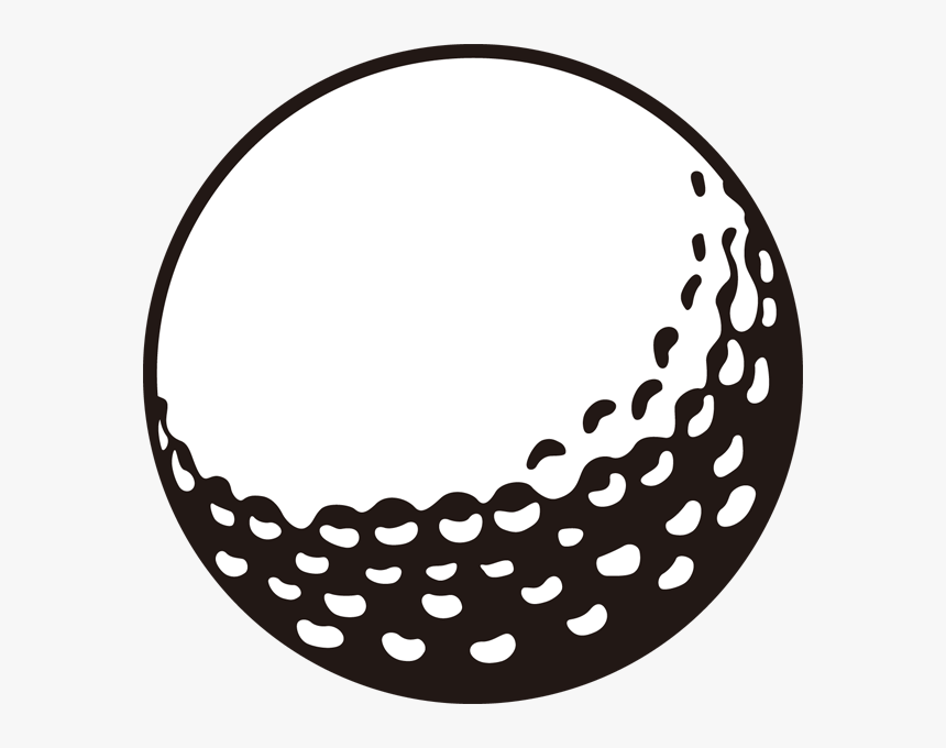 Golf Ball Outline Png - Golf Ball Png Clipart, Transparent Png, Free Download