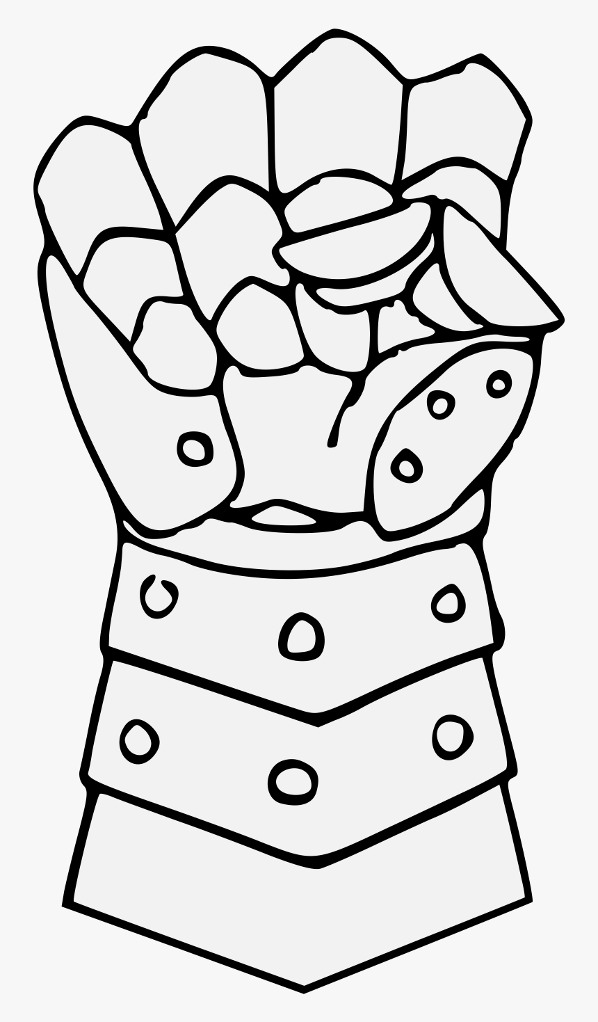 Infinity Gauntlet Png Line Art, Transparent Png, Free Download