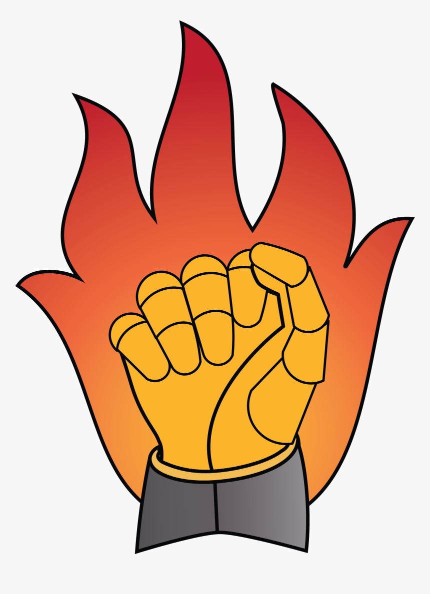 A Gauntlet Or, Enflamed Gules Clipart , Png Download, Transparent Png, Free Download