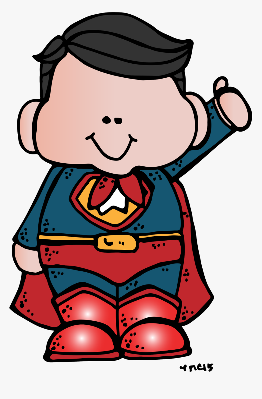 Meet The Lil Bitz Superhero Black And White- - Melonheadz Superhero Kid Clipart, HD Png Download, Free Download
