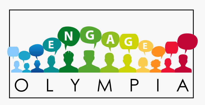 Engage Olympia - Town Hall Meeting Art, HD Png Download, Free Download