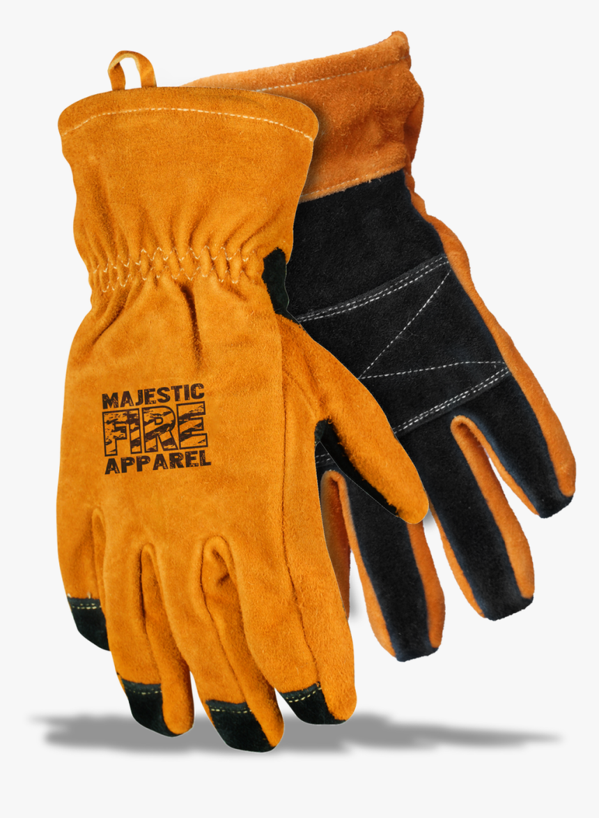 Majestic Structural Firefighting Glove Gauntlet - Leather, HD Png Download, Free Download