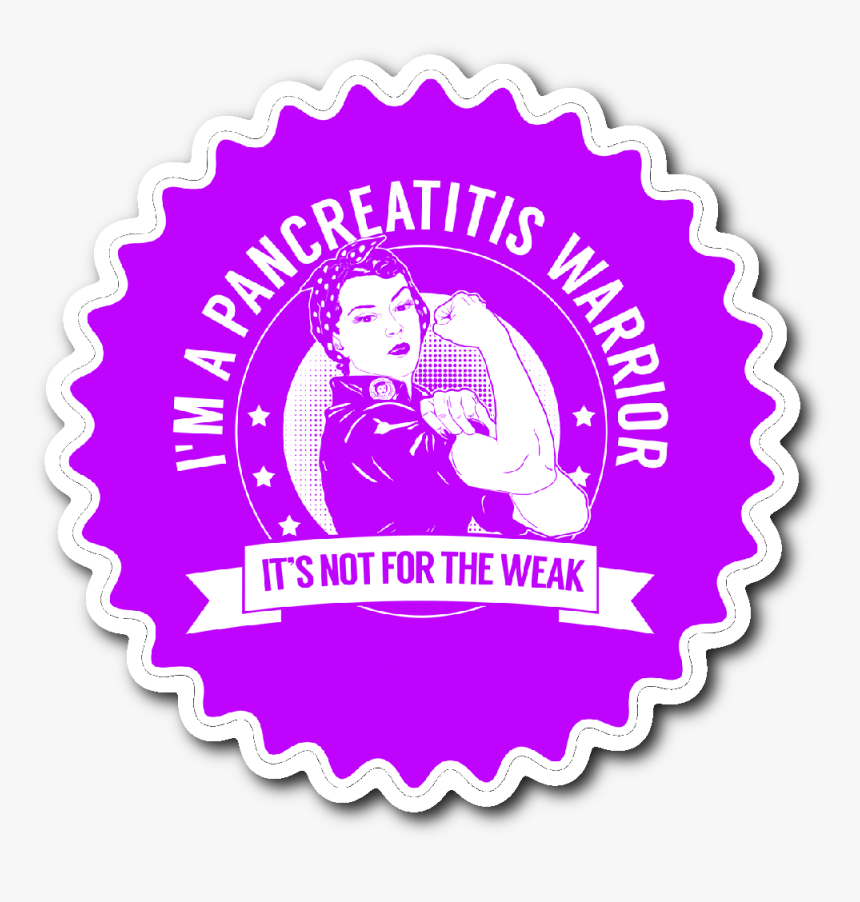 Pancreatitis Warrior Nftw Sticker - Am A Fibro Warrior, HD Png Download, Free Download