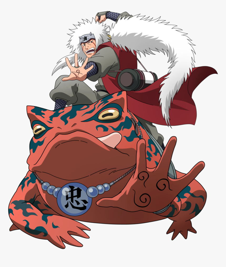 Master Jiraiya On Toad, HD Png Download, Free Download