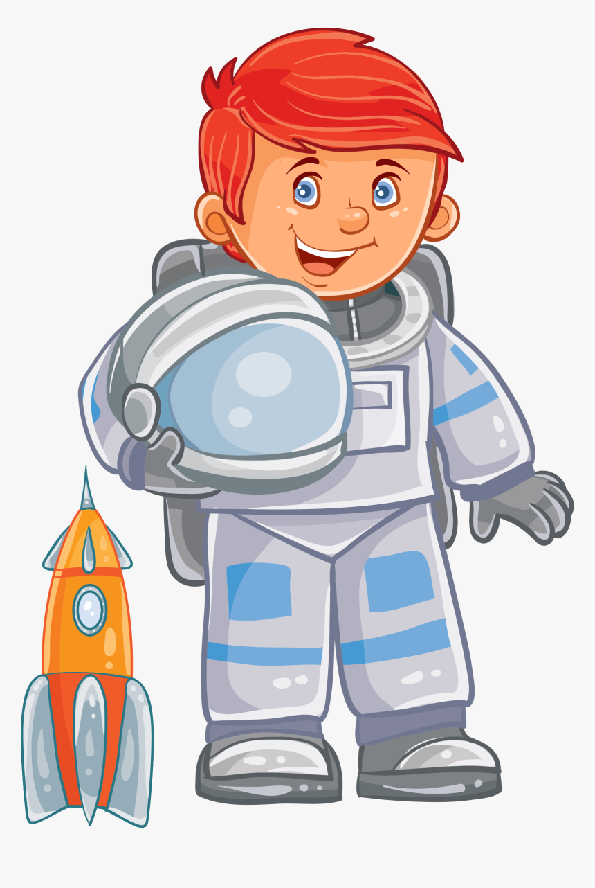 Clip Art Child Spacesuit - رائد الفضاء الصغير, HD Png Download, Free Download