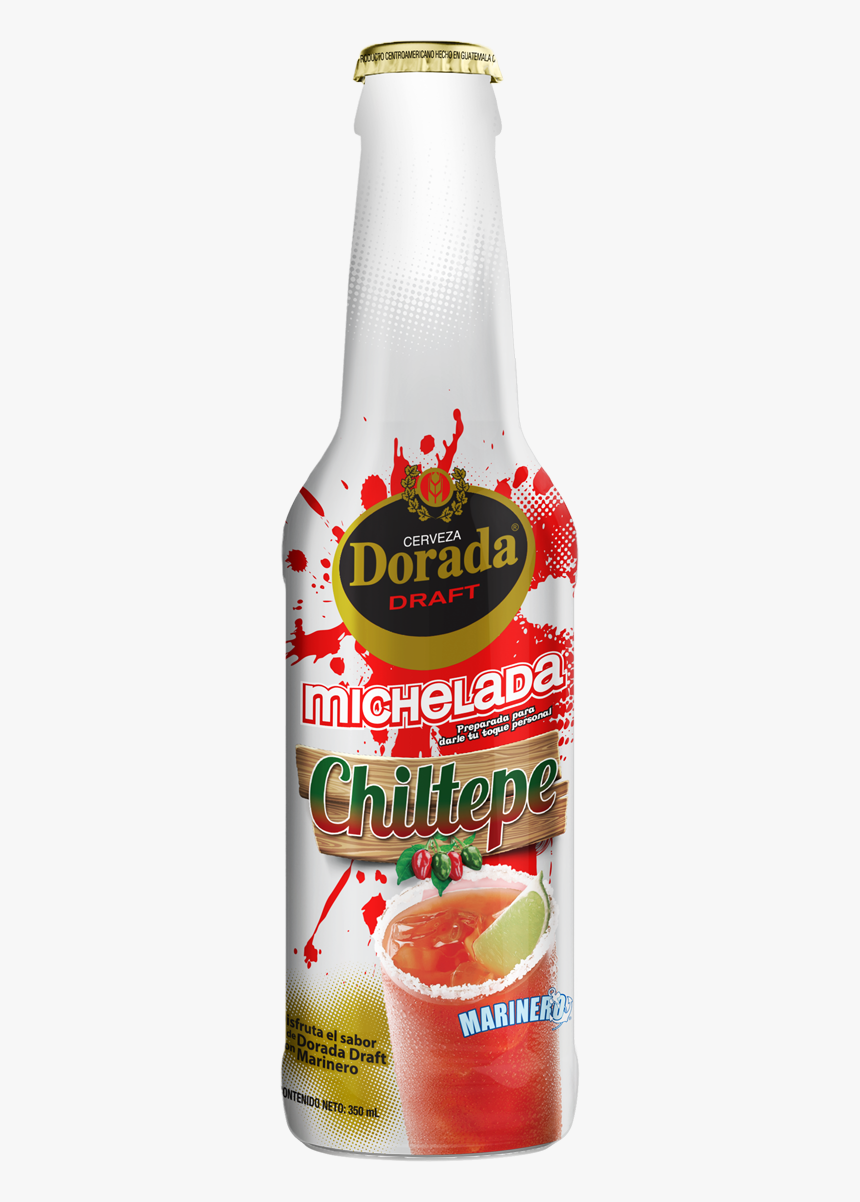 Botella Michelada Chiltepe - Dorada Draft, HD Png Download, Free Download