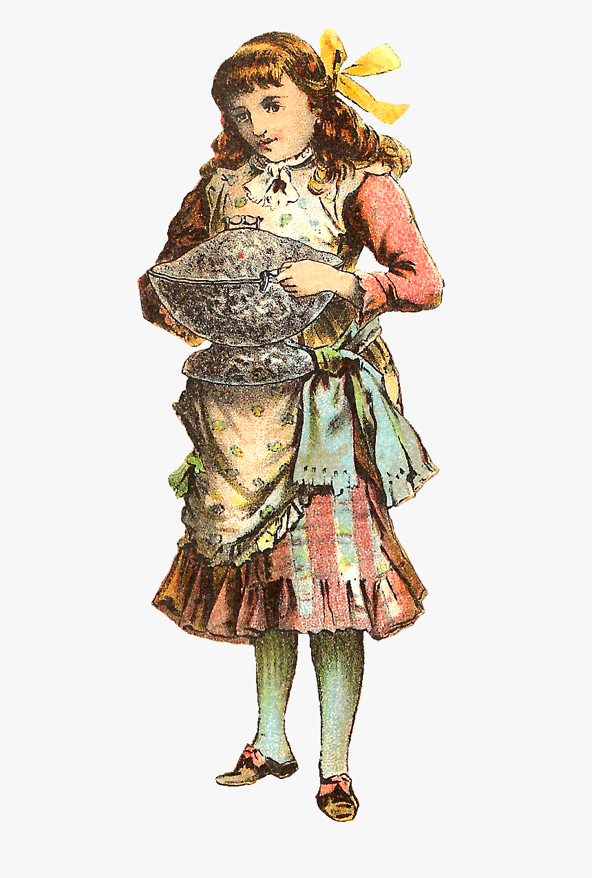 Antique Images December Girl - Illustration, HD Png Download, Free Download