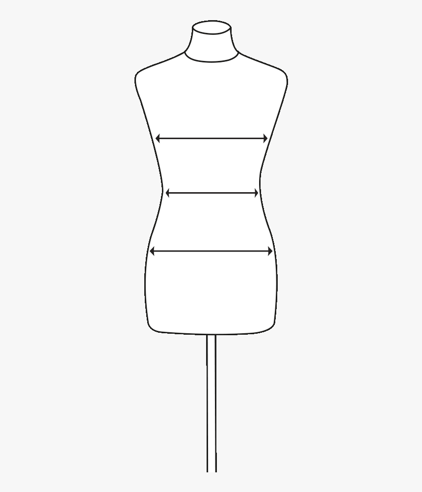 How To Measure Graphic - Mannequin, HD Png Download, Free Download