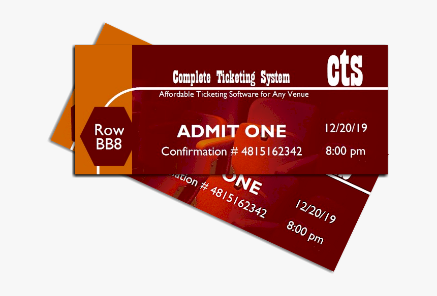 The Complete Ticketing System Is The Affordable Ticketing - Graphic Design, HD Png Download, Free Download