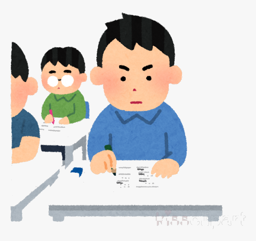 Test Educational Background Clipart Student Learning - いらすと や イラスト フリー 試験, HD Png Download, Free Download