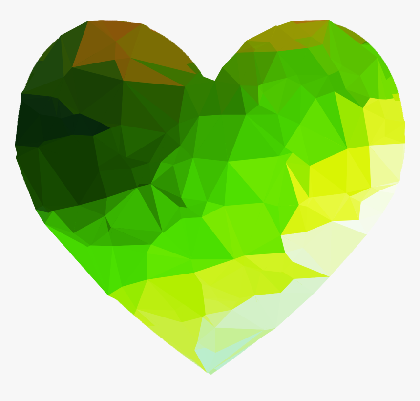 Product Design Heart M-095 - Transparent Background Heart Green, HD Png Download, Free Download