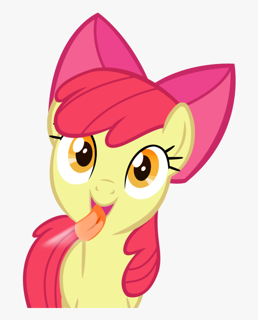 Rarity Cheerilee Pony Pink Cartoon Mammal Nose Vertebrate - Mlp Apple Bloom Licking, HD Png Download, Free Download