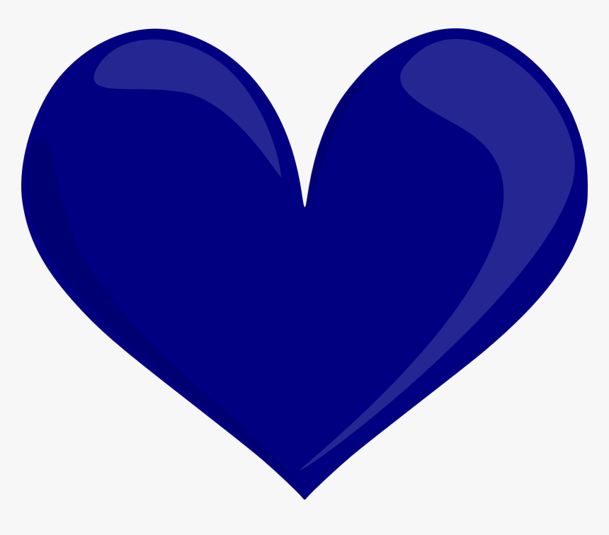 Transparent Corazon Clipart - Dark Blue Heart Png, Png Download, Free Download
