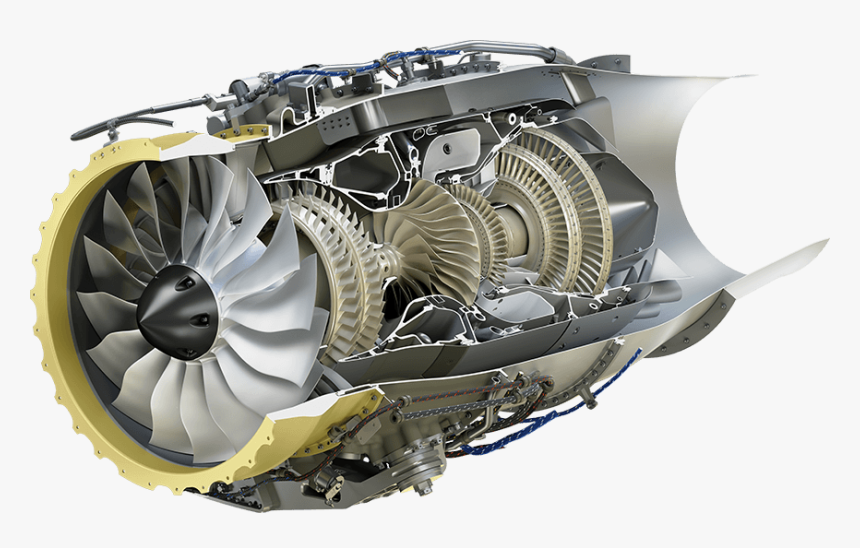 Hf120 Engine Full Color - Autodesk Inventor Jet Engine, HD Png Download, Free Download