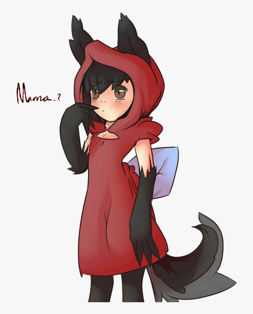 Hooded Drawing Little Red Riding Hood Jpg Freeuse Download - Drawing Little Red Riding Hood, HD Png Download, Free Download
