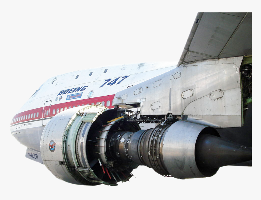 Boeing 747 Jet Engine - Jt9d 747, HD Png Download, Free Download