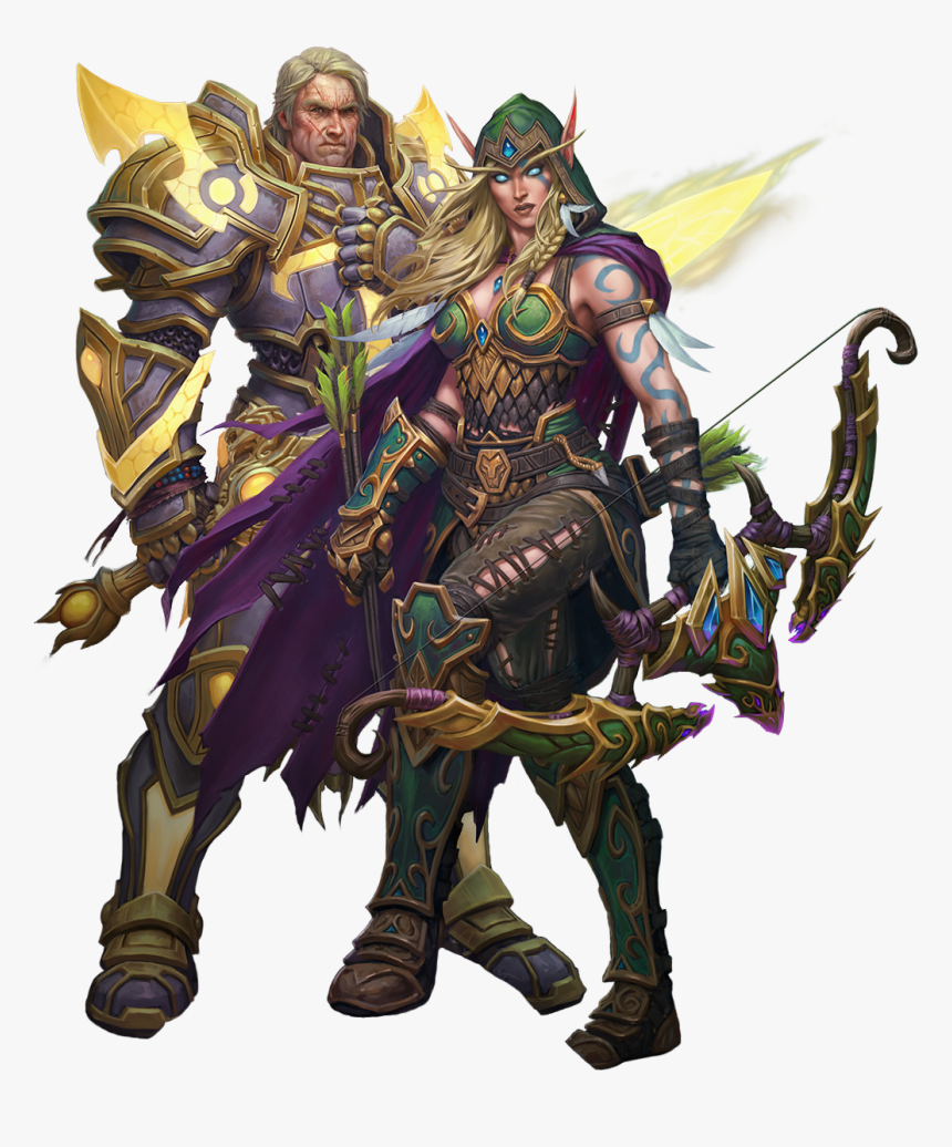 Windows 2000 Pro Advanced Server Select H33t Original - Alleria Windrunner And Turalyon, HD Png Download, Free Download