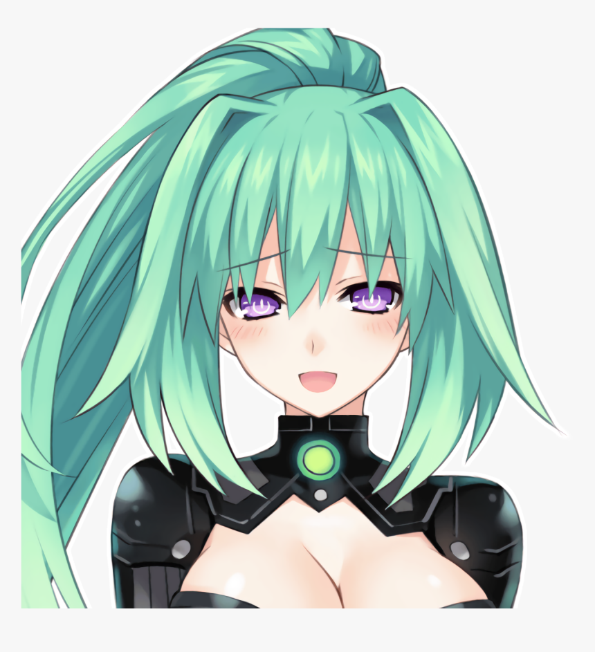 Hd Noire-green Heart Kissed - Anime Goddess Of Death, HD Png Download, Free Download