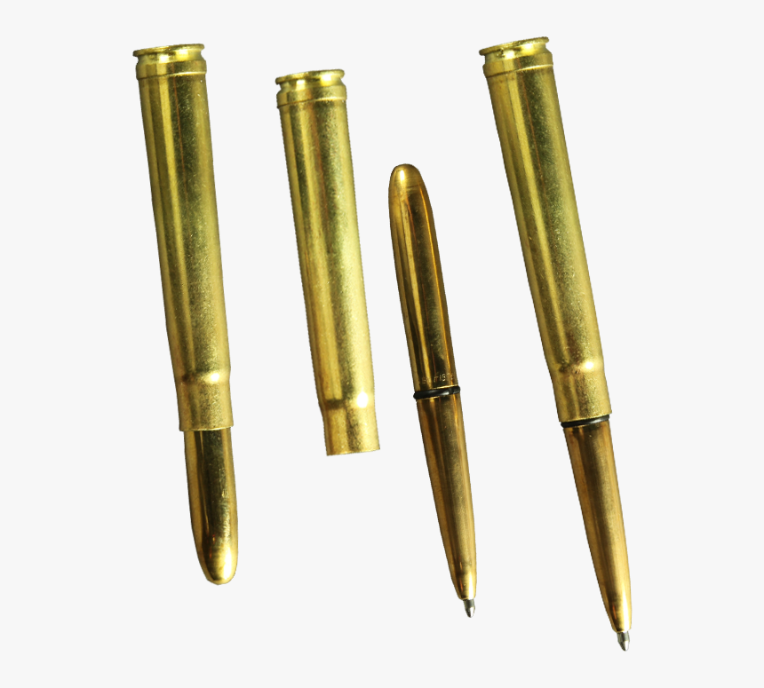 375 Mag Brass Bullet Pen - Brass Bullet, HD Png Download, Free Download