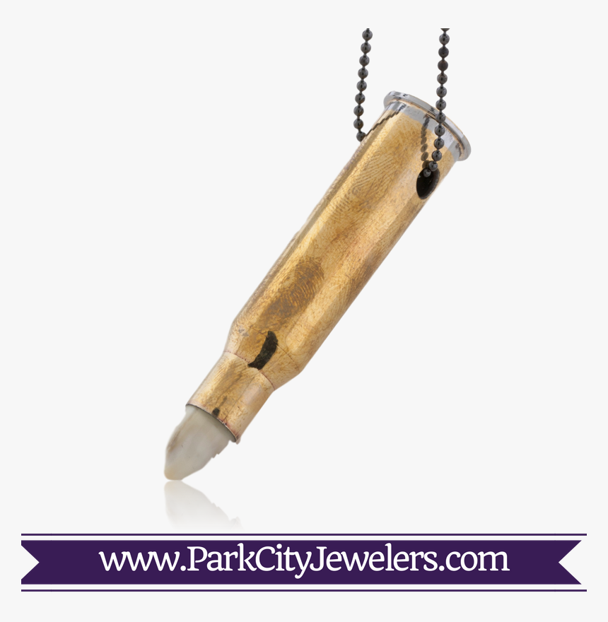 Elk Ivory Tipped Bullet Necklace - Elk Ivory Heart Necklace, HD Png Download, Free Download