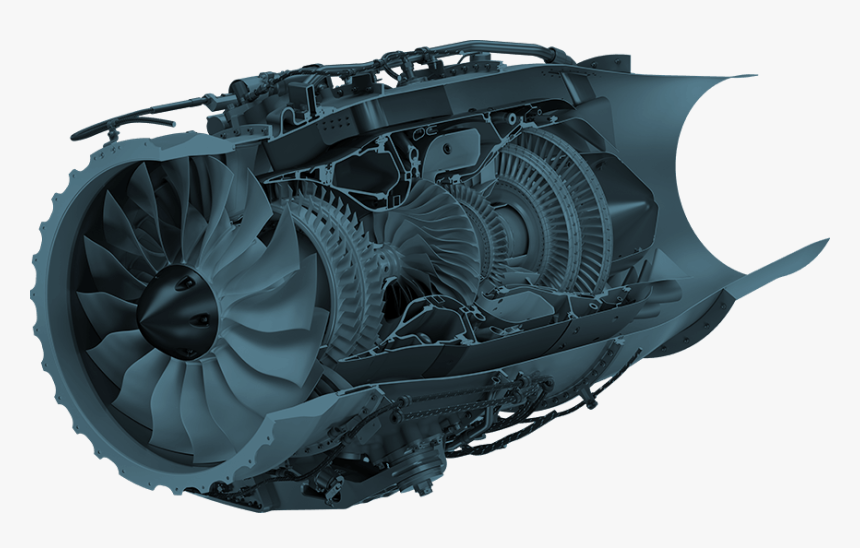 Hf120 Engine - Autodesk Inventor Jet Engine, HD Png Download, Free Download