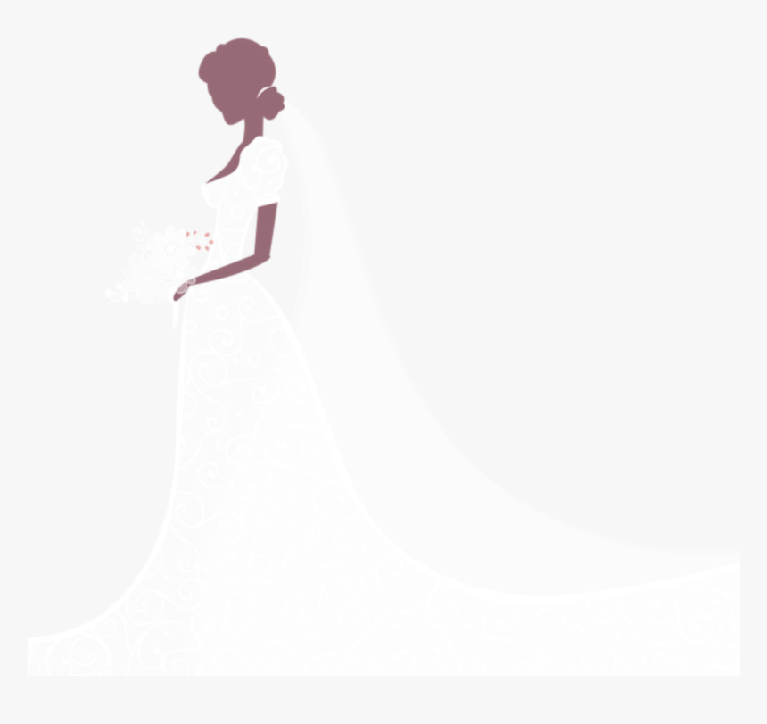 #ftestickers #clipart #woman #bride #weddingdress #profile - زفاف سكرابز عروس Png, Transparent Png, Free Download