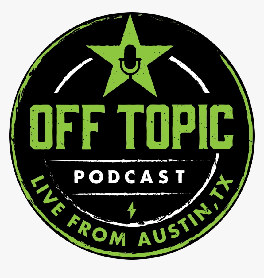 Off Topic Podcast Logo Black - Circle, HD Png Download, Free Download