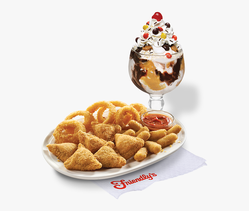 Pizza Poppers And Reese"s Sundae - Friendly's Sundae, HD Png Download, Free Download