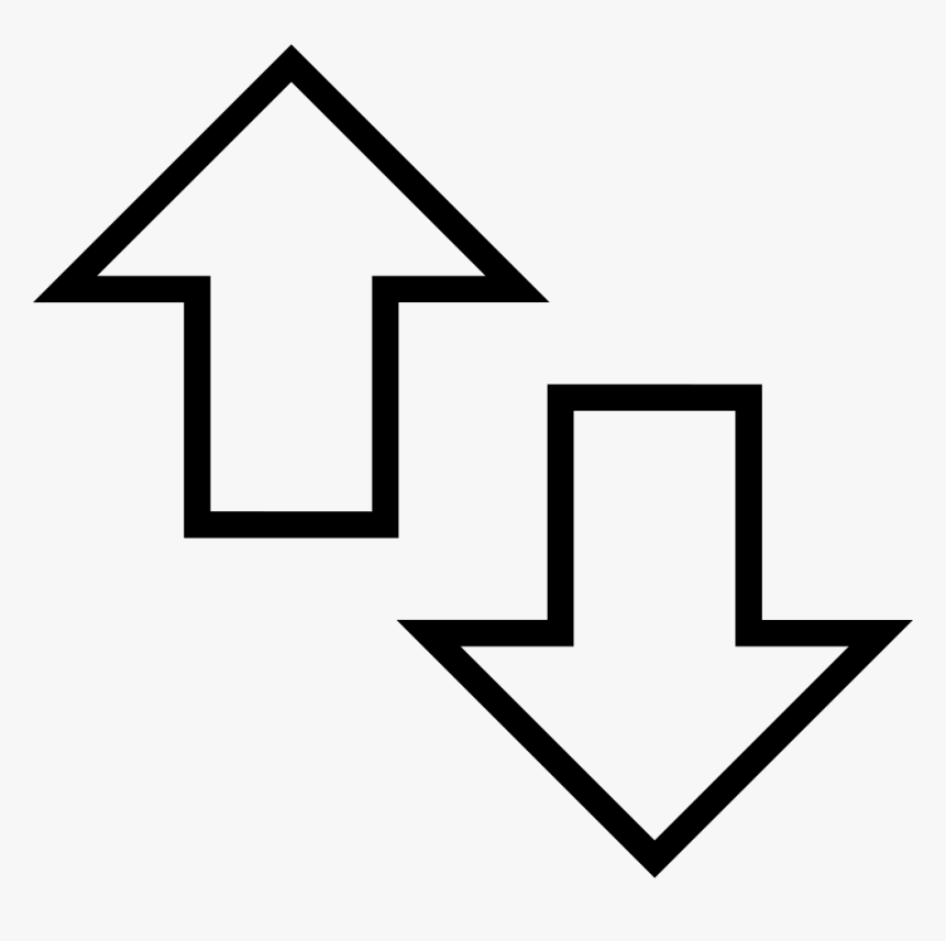 Up And Down Arrows - Up And Down Arrow Clipart, HD Png Download, Free Download