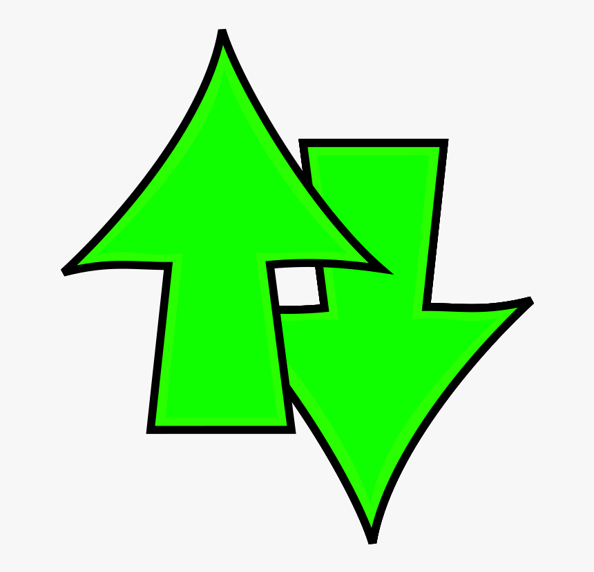 Free Up And Down - Supply And Demand Arrows, HD Png Download, Free Download