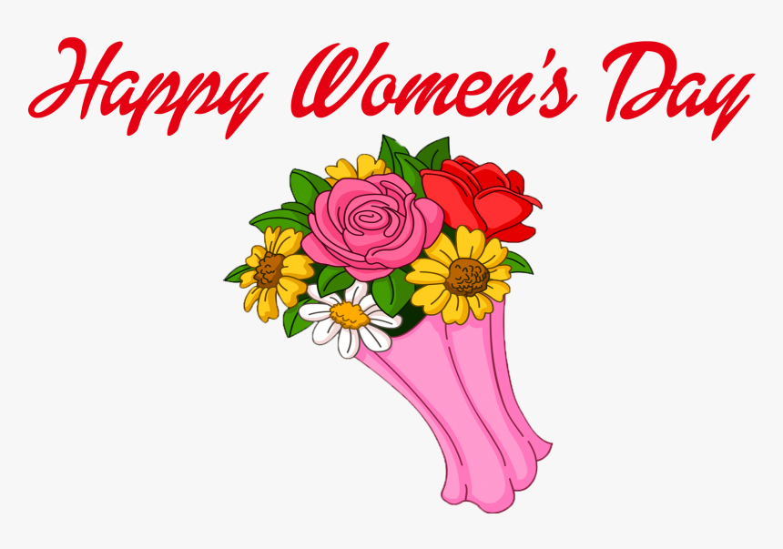Womens Day Png Free Pic - Love Man With Flowers, Transparent Png, Free Download