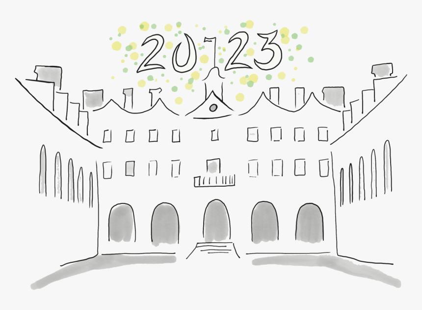 W&m Wren Building Outline, HD Png Download, Free Download