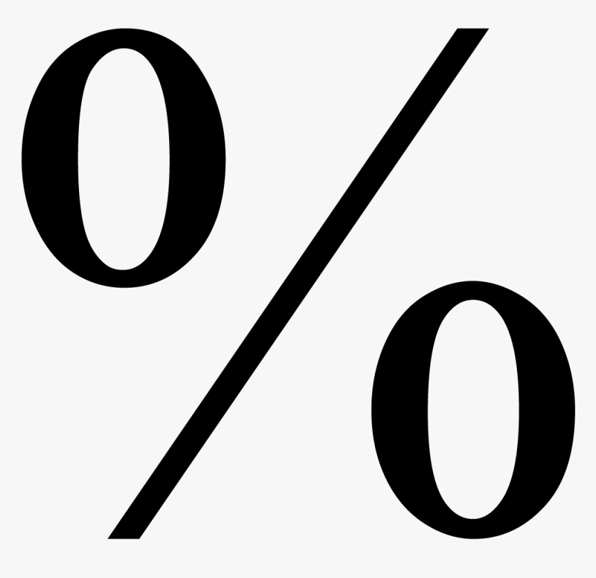 Percent Png Transparent Picture - Transparent Background Percentage Symbol, Png Download, Free Download