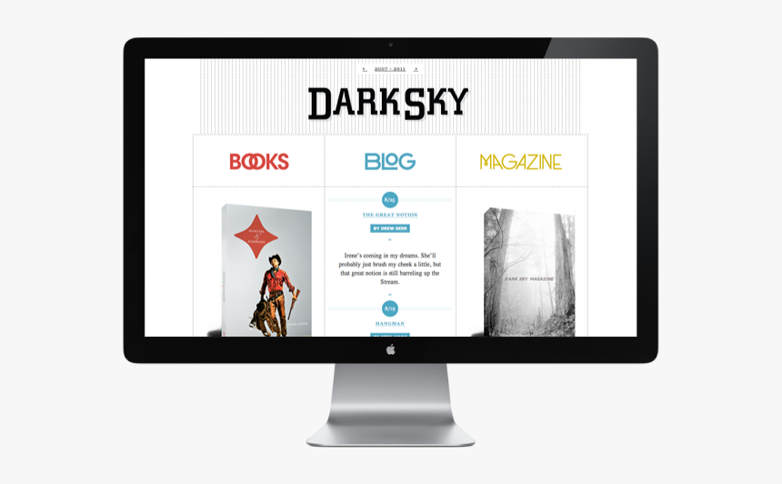 Website For Dark Sky Magazine By Fuzzco - Efi Fiery Command Station, HD Png Download, Free Download