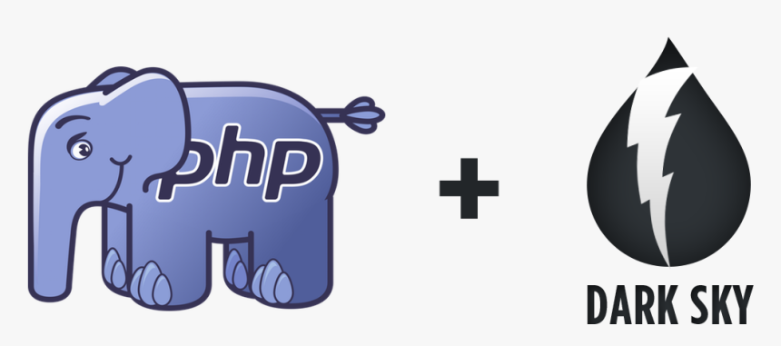 Php Library For The Dark Sky Api - Php Logo Transparent Elephant, HD Png Download, Free Download