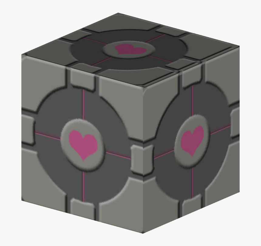 Companion Cube - Circle, HD Png Download, Free Download