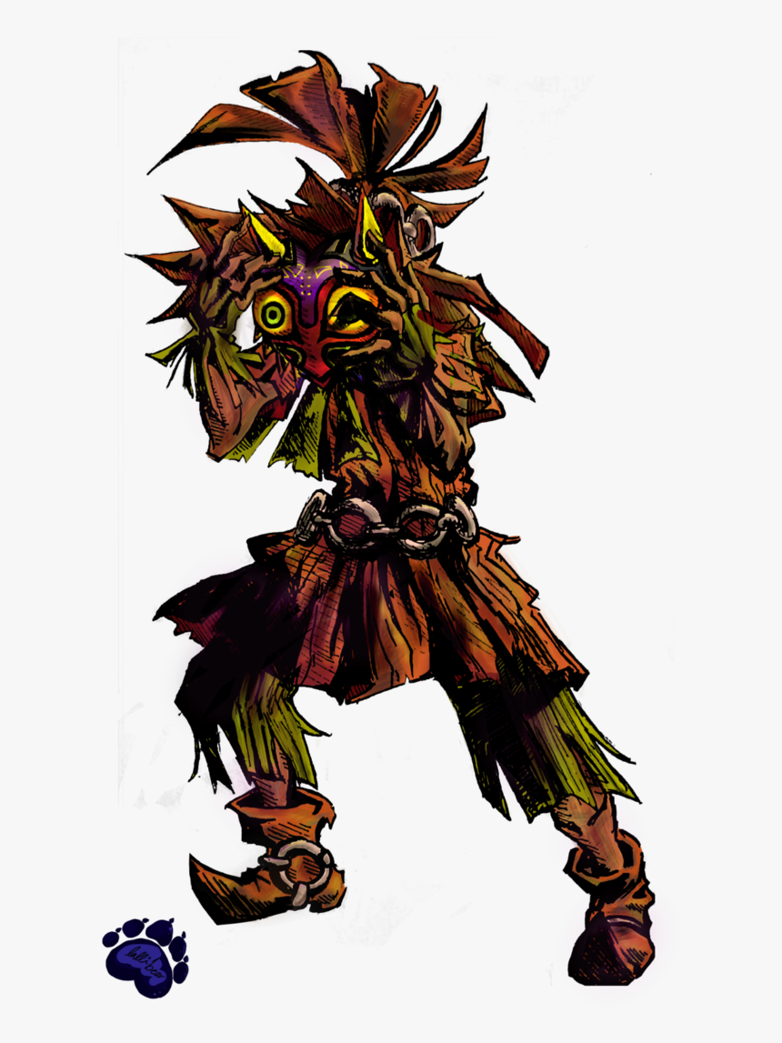 Transparent Skull Kid Png - Skull Kid Legend Of Zelda, Png Download, Free Download