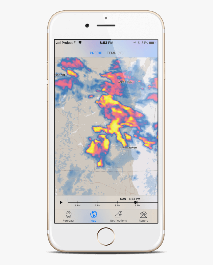 Dark Sky Radar - Smartphone, HD Png Download, Free Download