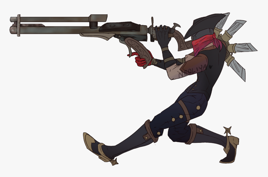 High Noon Jhin Gun , Png Download, Transparent Png, Free Download