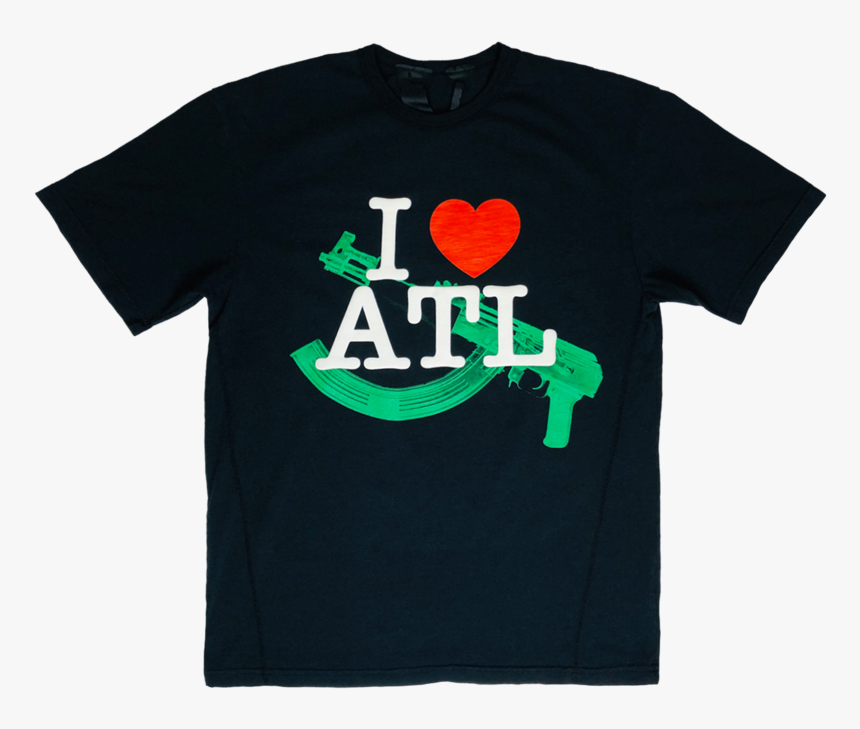 I Love Atl T-shirt - Vlone I Love Atlanta, HD Png Download, Free Download