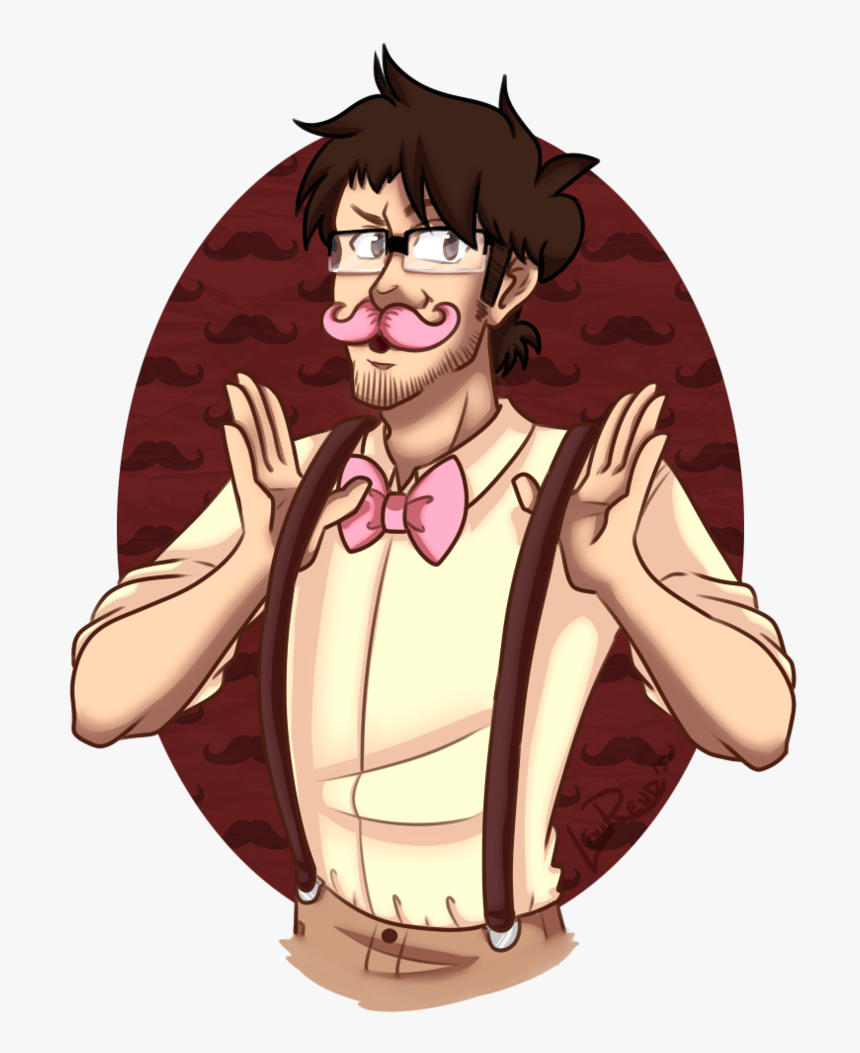 Wilford Warfstache Tumblr - Markiplier Wilford Warfstache Art, HD Png Download, Free Download