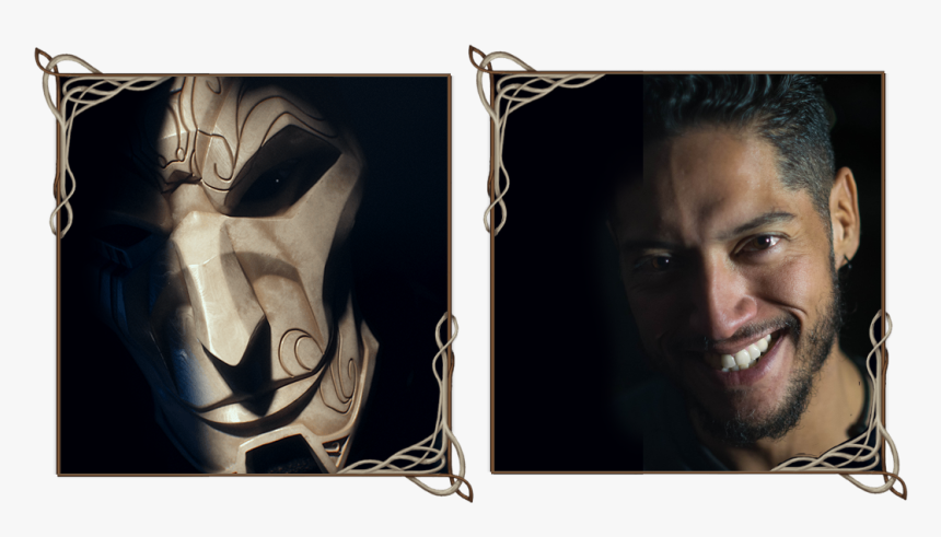 Jhin Mask Smile Horizontal - Nghệ Sĩ Tử Thần, HD Png Download, Free Download
