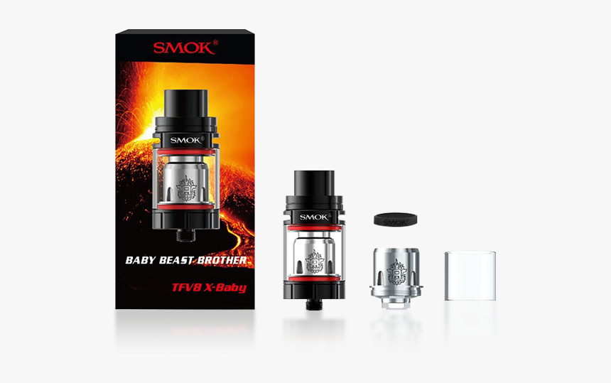 Smok Tfv8 X Baby Tank, HD Png Download, Free Download