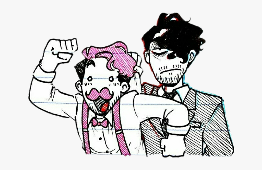 Wilford Warfstache And Darkiplier, HD Png Download, Free Download