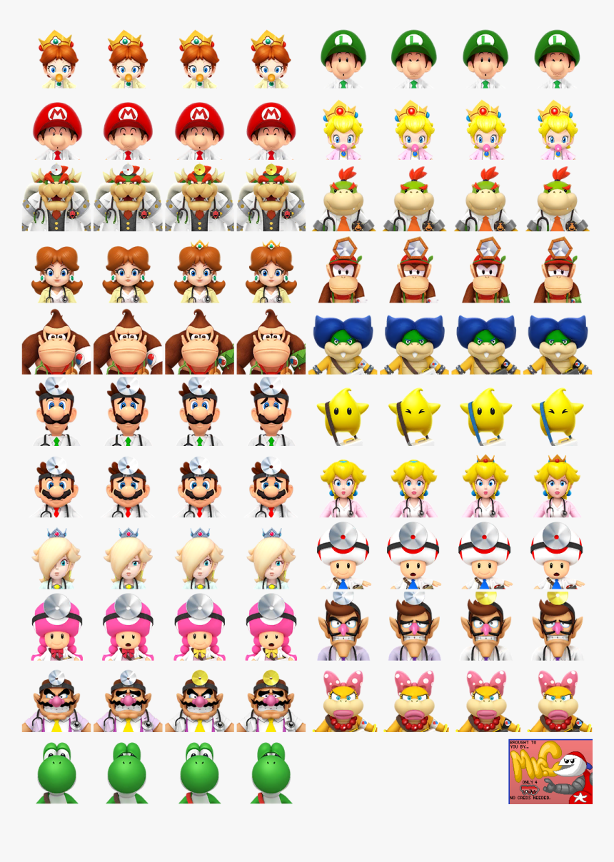 Doctor Profile Icons - Dr Mario World Sprite, HD Png Download, Free Download