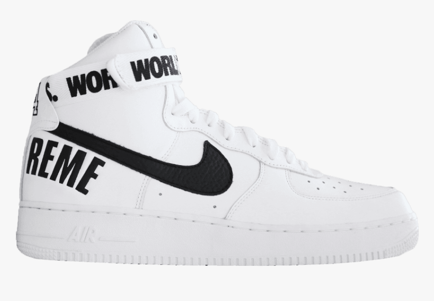 New - Nike Supreme Air Force Ones, HD Png Download, Free Download