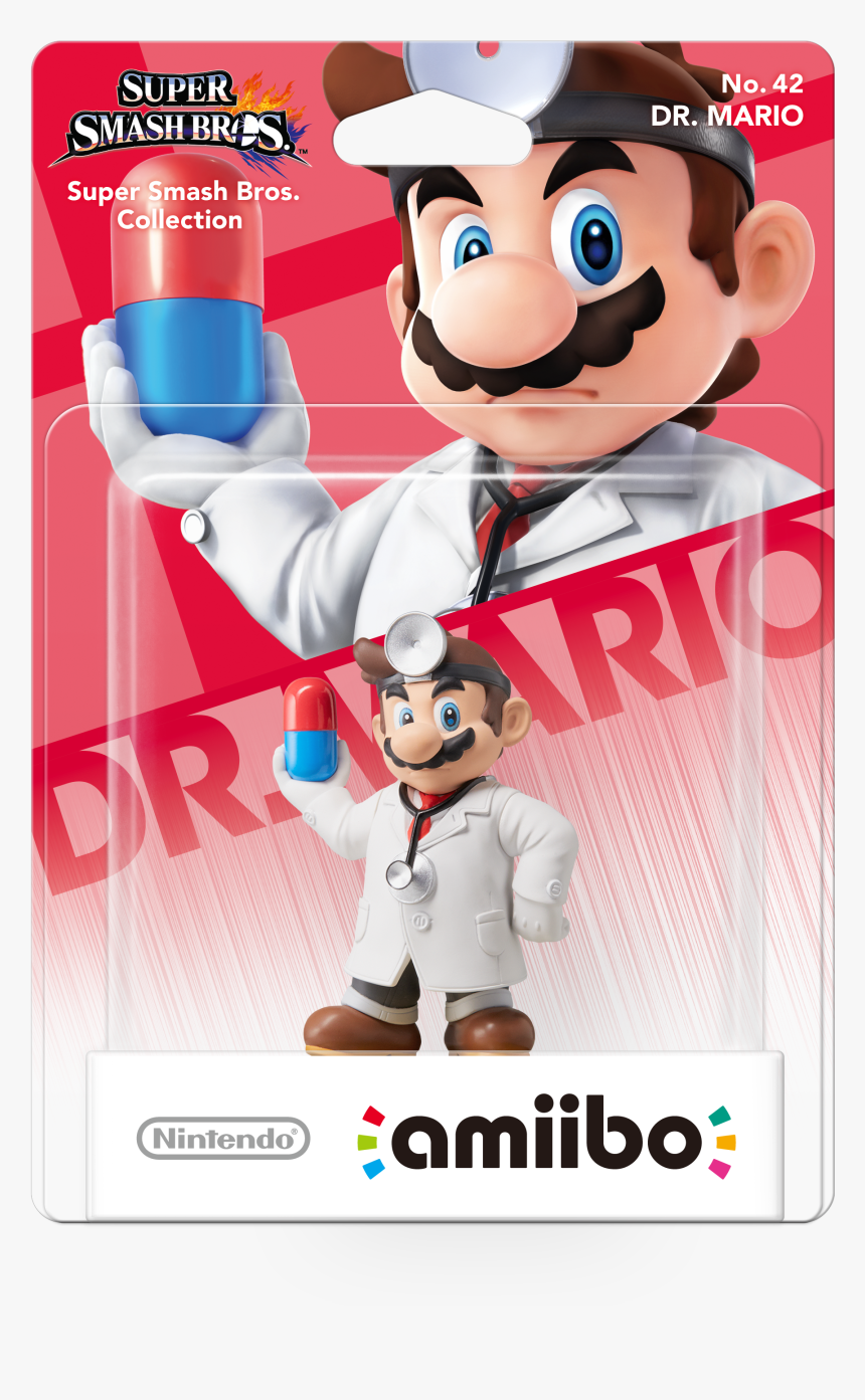 Dr Mario Amiibo Smash , Png Download - Dr Mario Amiibo Super Smash Bros, Transparent Png, Free Download