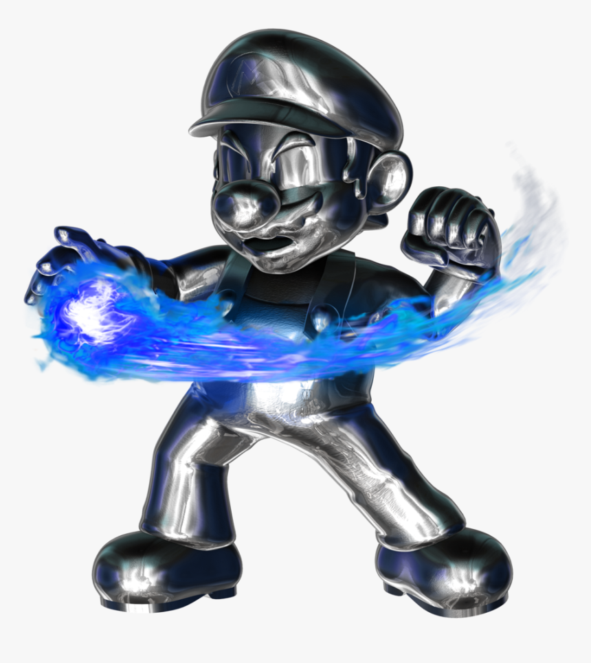 Super Smash Bros 4 Metal Mario, HD Png Download, Free Download